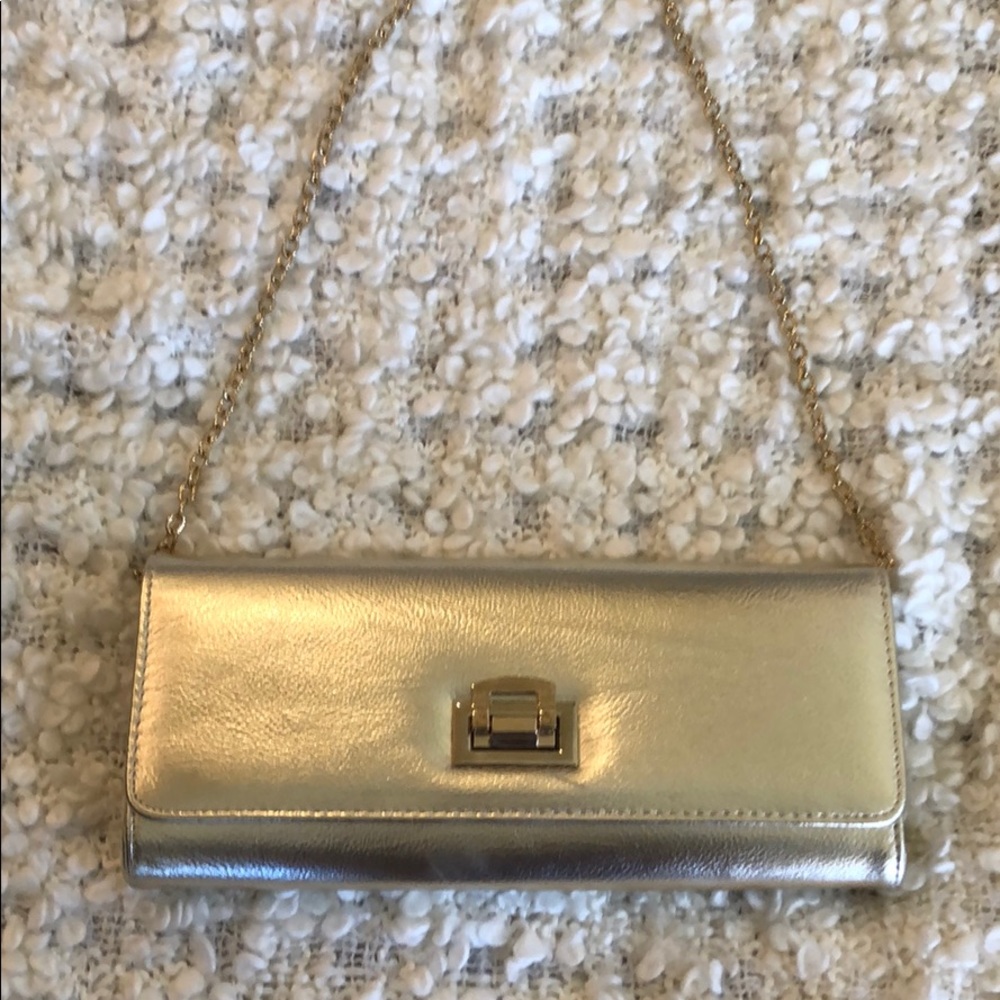Gold Aldo Purse/Clutch